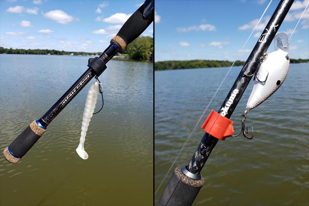 drop shot fishing rod and reel Tackle Workz Cali Clip: The Ultimate Weight & Hook Keeper – TackleWorkz